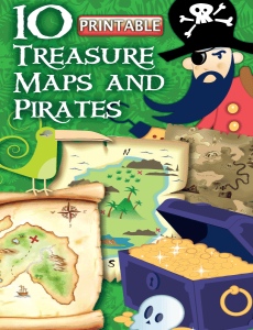 Printable Treasure Map Template Pirate Craft For Kids