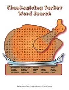 Thanksgiving Word Searches Pack of three