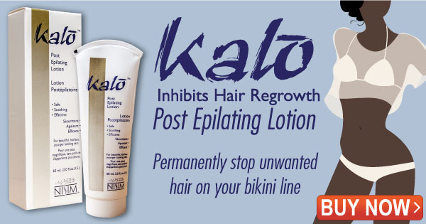 Kalo hair inhibitor, permanently stop unwanted hair growth on your bikini line.