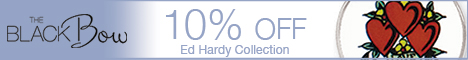 Save 10% on all Ed Hardy Jewelry and Watches at The Black Bow