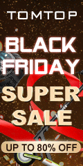 Up to 80% OFF Black Friday Super Sale @ tomtop.com