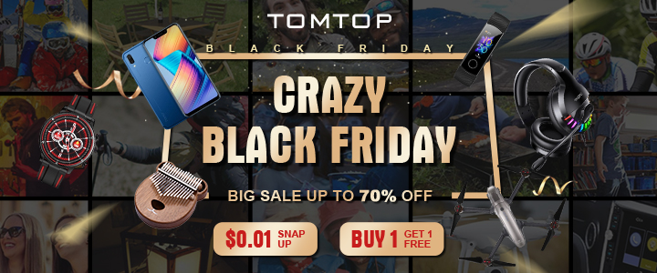 Big Sale Up to 70% OFF @tomtop