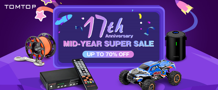 Up to 70% OFF Mid-year Super Sale