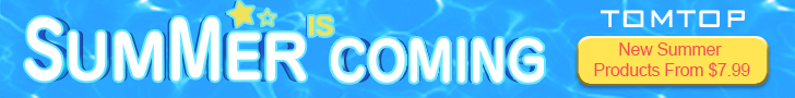 New Summer Product from $7.99 @ tomtop.com