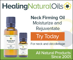 All natural neck firming oil