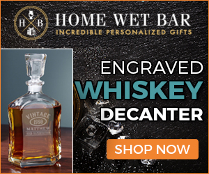 Engraved Whiskey Decanter