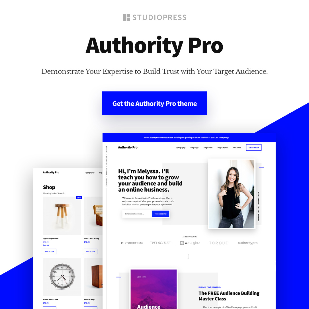 StudioPress Themes - Authority Pro Theme Screenshot 
