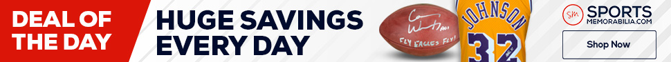 Save Huge on the Deal of the Day at SportsMemorabilia.com