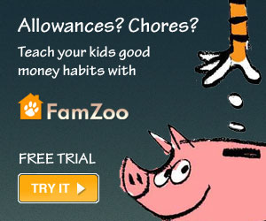 Teach your kids good money habits with FamZoo's Virtual Family Bank.