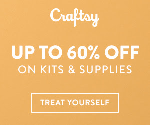 Up to 60% Off Kits & Supplies To Knit, Quilt, Crochet & Sew at Craftsy.com through 7/15/18. No coupon needed.