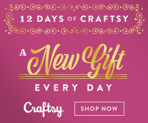 12 Days Of Craftsy - A New Gift Every Day! Stock up for the holidays while you still can! Get the best deals on classes, kits, supplies and more. Celebrate 12 Days of Craftsy 12/1-12/12/18 at Craftsy.com.