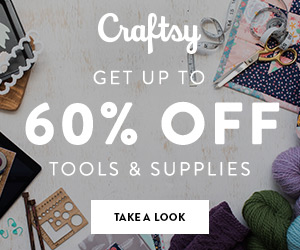 Up To 60% Off Tools &amp; Supplies at Craftsy.com through 5/20/18. No coupon code needed.