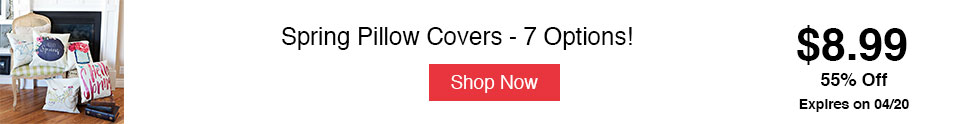 Groopdealz Hot List Spring Pillow Covers - 7 Options!
