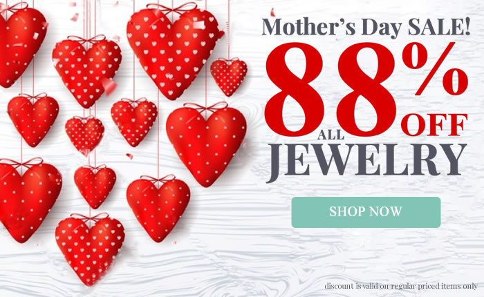 One Week Only! All Jewelry 80% OFF + All Rings 85% OFF