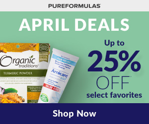 April Deals - up to 25% off