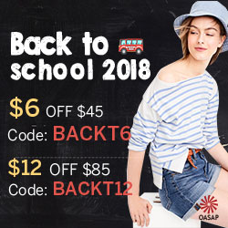 OASAP Sale for Back to School 2018