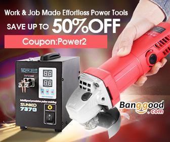 12%OFF for Work&Job Made Effortless Power Tools from BANGGOOD TECHNOLOGY CO., LIMITED