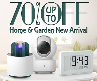 18% OFF Coupon for Home & Garden from BANGGOOD TECHNOLOGY CO., LIMITED