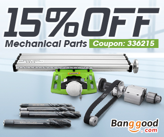 Phiếu giảm giá 15% cho các bộ phận cơ khí từ CÔNG TY TNHH CÔNG NGHỆ BANGGOOD