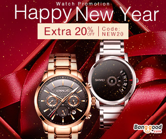 20% OFF for Watch Promotion from BANGGOOD TECHNOLOGY CO., LIMITED