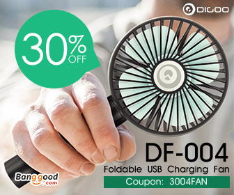 Only $9.79 for Digoo DF-004 Foldable USB Charging Mini Handheld Fan from BANGGOOD TECHNOLOGY CO., LIMITED