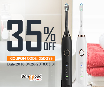 35% OFF coupon for Digoo DG-YS22 Electric Toothbrush from BANGGOOD TECHNOLOGY CO., LIMITED