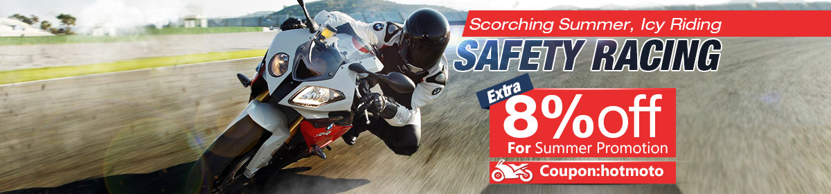 Extra 8%off for Motorcycle Summer Promotion