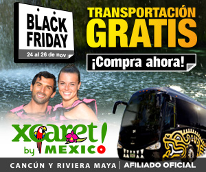 ¡Black Friday llegó! Compra ya y obtén Transportación GRATIS a nuestras atracciones. Válido del 24 al 27 de noviembre. Aplican restricciones.