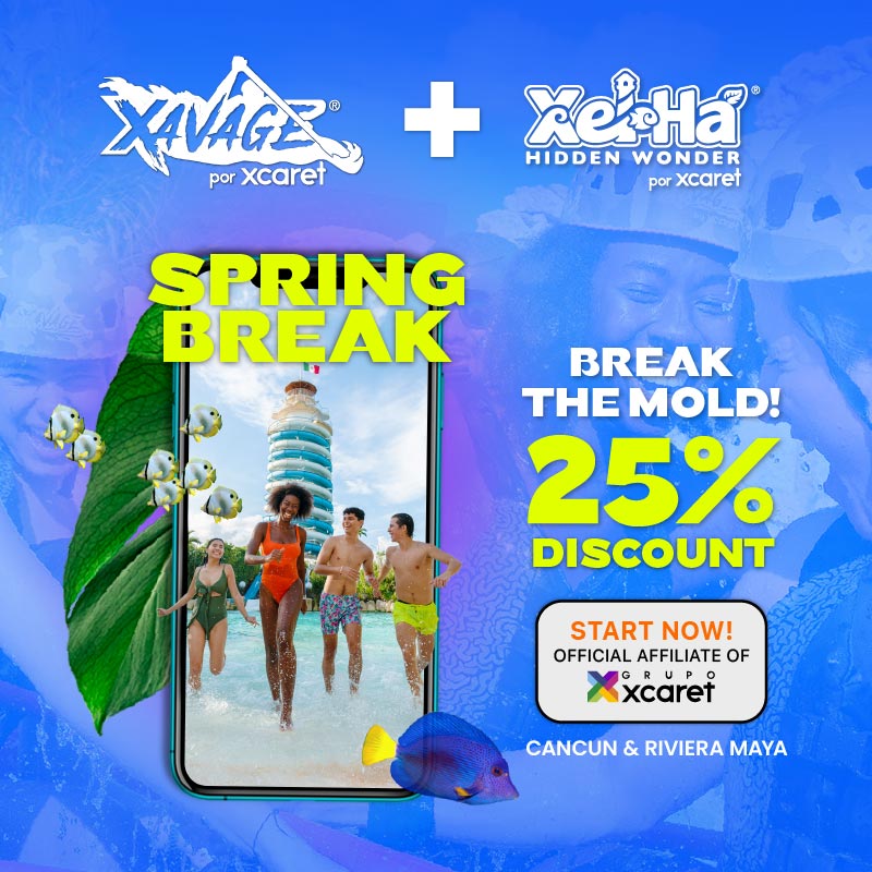 Xcaret - Spring Break XA + XH EN