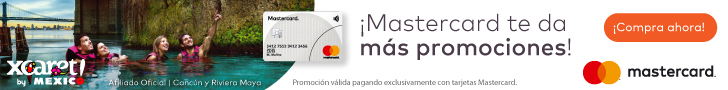 ¡25% en Xcaret pagando con Mastercard!