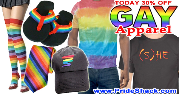 gay apparel at pride shack