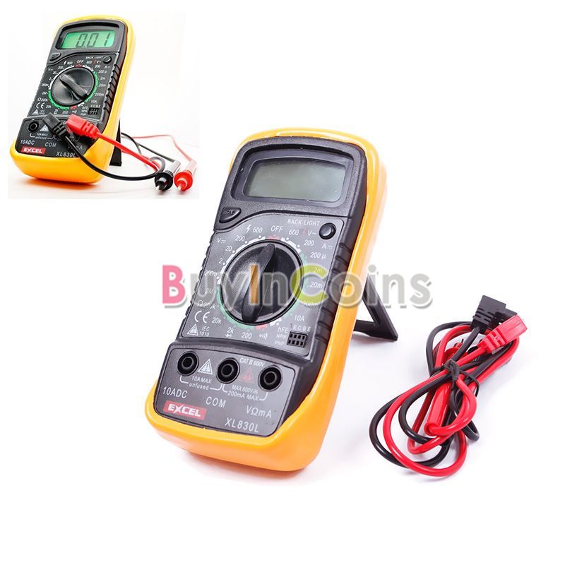 New Digital Multimeter Volt Meter Ammeter Ohmmeter OHM Tester XL-830L 06