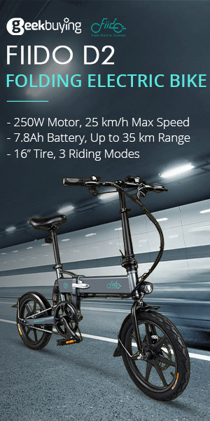 Only $454.99 for FIIDO D2 Folding Electric Moped Bike with the coupon: GKB250S