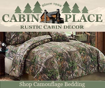 The Cabin Place, Camouflage bedding