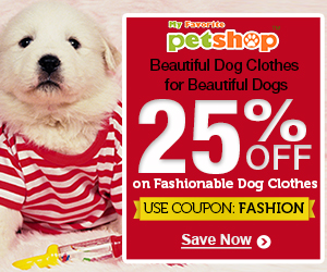 Beautiful Dog Clothes for Beautiful Dogs. 25% OFF on Fashionable Dog Clothes. USE COUPON 'FASHION'