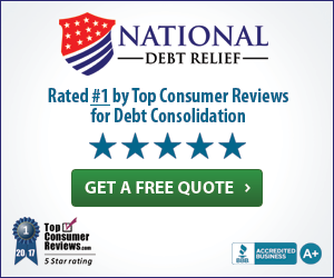 National Debt Relief is rated #1 for debt consolidation