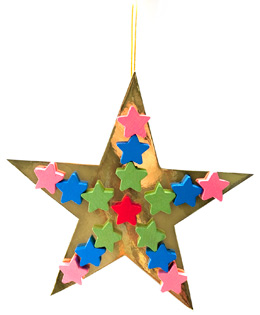 Star Ornament for Christmas Tree