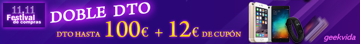 DOBLE DESCUENTO -Dto hasta 100€ + 12€ de cupón