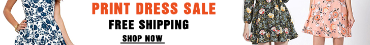 Print Dress Sale Up to 80% off & Free Shipping!! Shop Now
