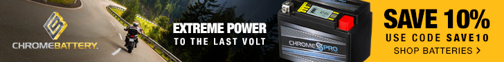 10% off all orders with code SAVE10 at ChromeBattery.com