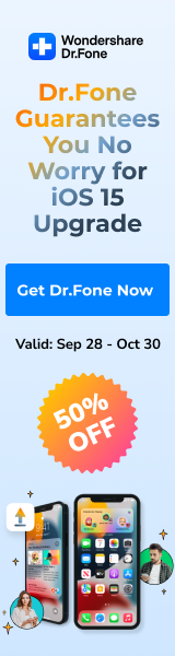 wondershare.com - Wondershare Dr.Fone iOS 15 Upgrade 50% off