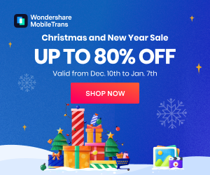 Wondershare - Wondershare MobileTrans Black Friday Sale up to 80% off