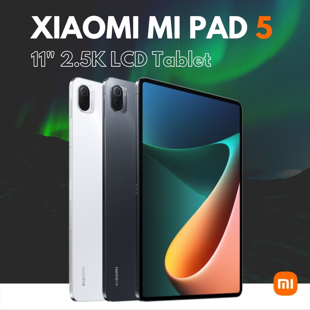 Authentic Xiaomi Mi Pad 5 11" 2.5K LCD Octa-Core Tablet PC (256GB/EU/US) Qualcomm Snapdragon 860 / 6GB RAM / 2.4GHz/5GHz Wifi / 120Hz refresh rate / eye protection / 4 speakers / supports 33W fast charging / supports stylus