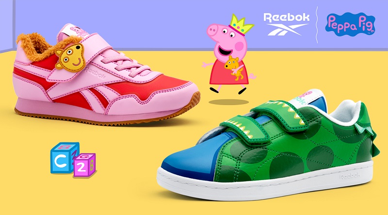 Reebok X Peppa Pig: Created exclusively for Little