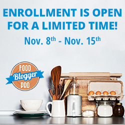 Food Blogger Pro Enrollment