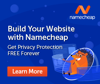 Build your website with Namecheap!