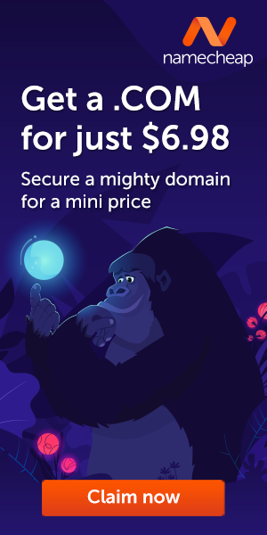 .COM for just $6.98 at Namecheap