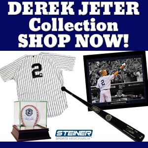 Find Derek Jeter Memorabilia at SteinerSports.com