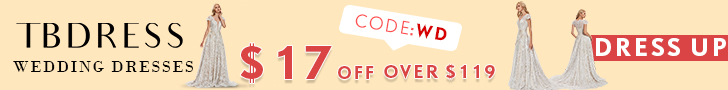 Tbdress Wedding Dresses:$17 Off Over $119,Code:WD.