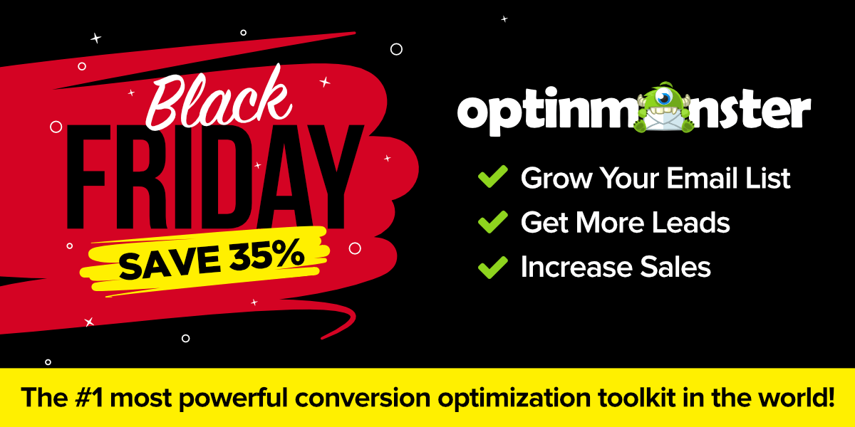 OptinMonster Black Friday Sale